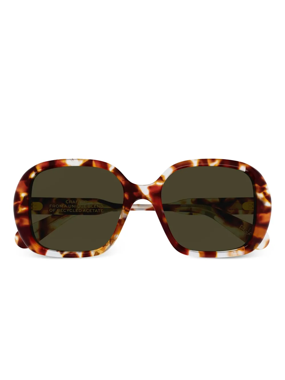 Chloé Eyewear Occhiali da sole tondi - Marrone