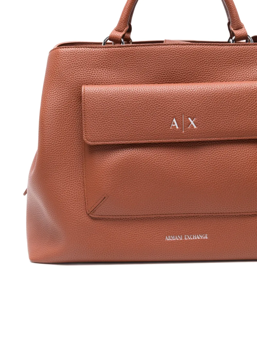Armani Exchange Shopper met voorzak Bruin