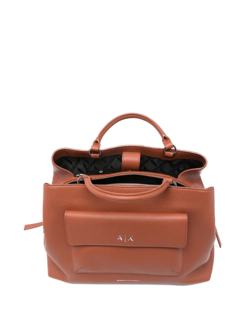 Armani Exchange Shopper met voorzak Bruin