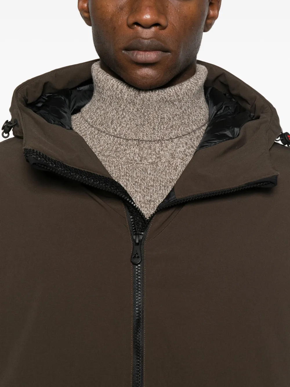 Peuterey Jas met capuchon Bruin