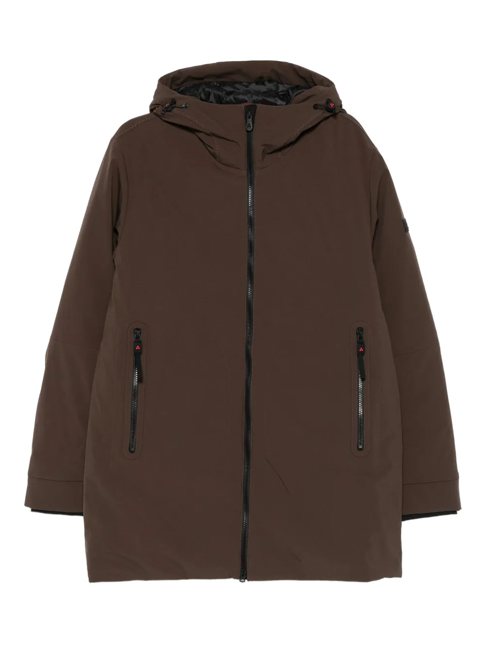 Peuterey doudoune zippée à capuche | marron | Image 1