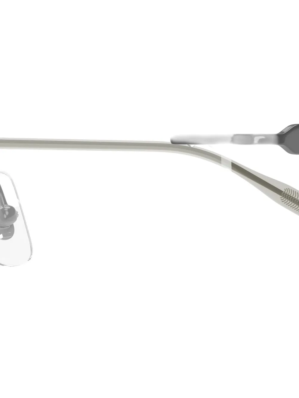 Montblanc Rectangle Glasses In Metallic