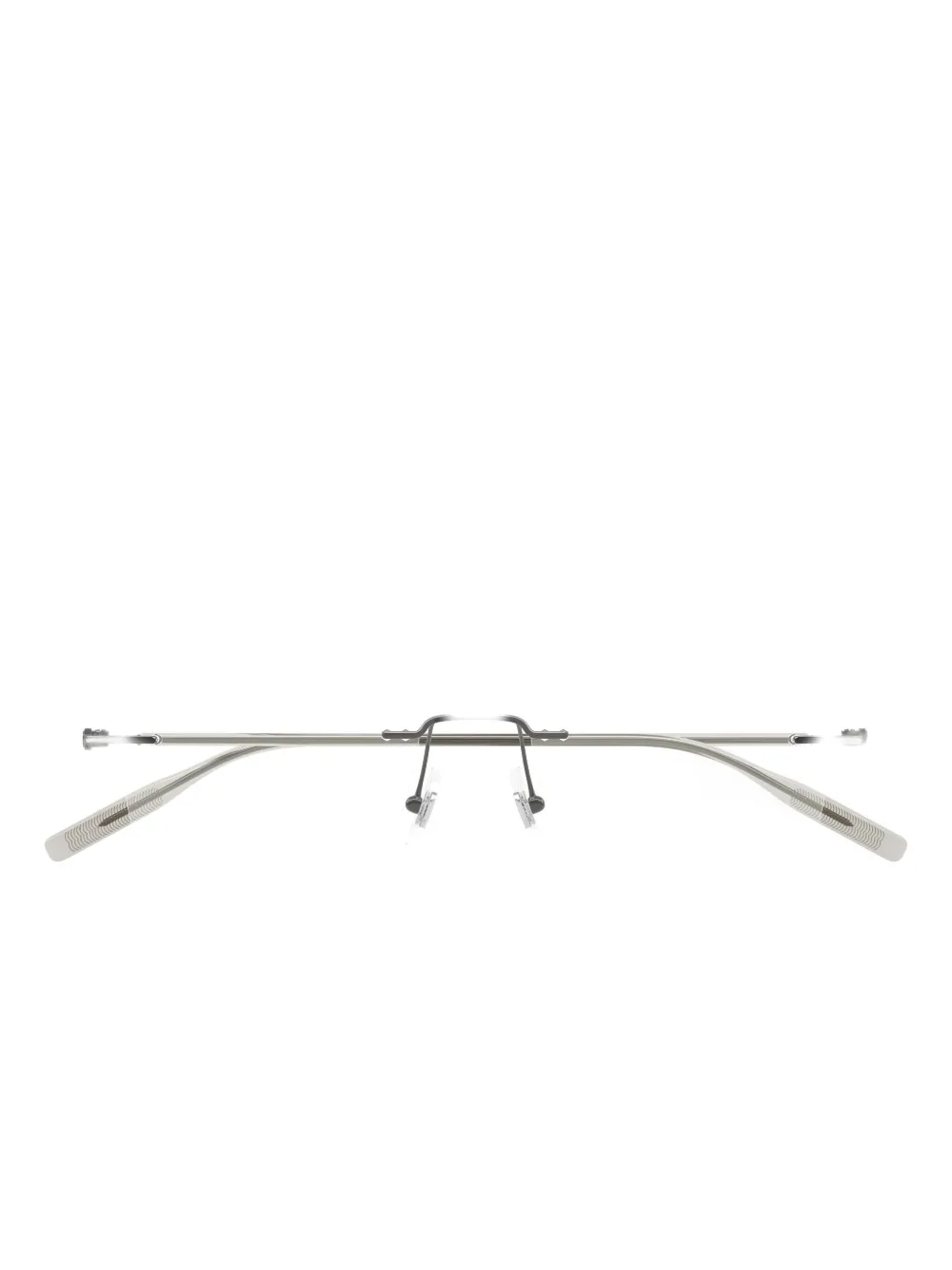 Montblanc Rectangle Glasses In Metallic
