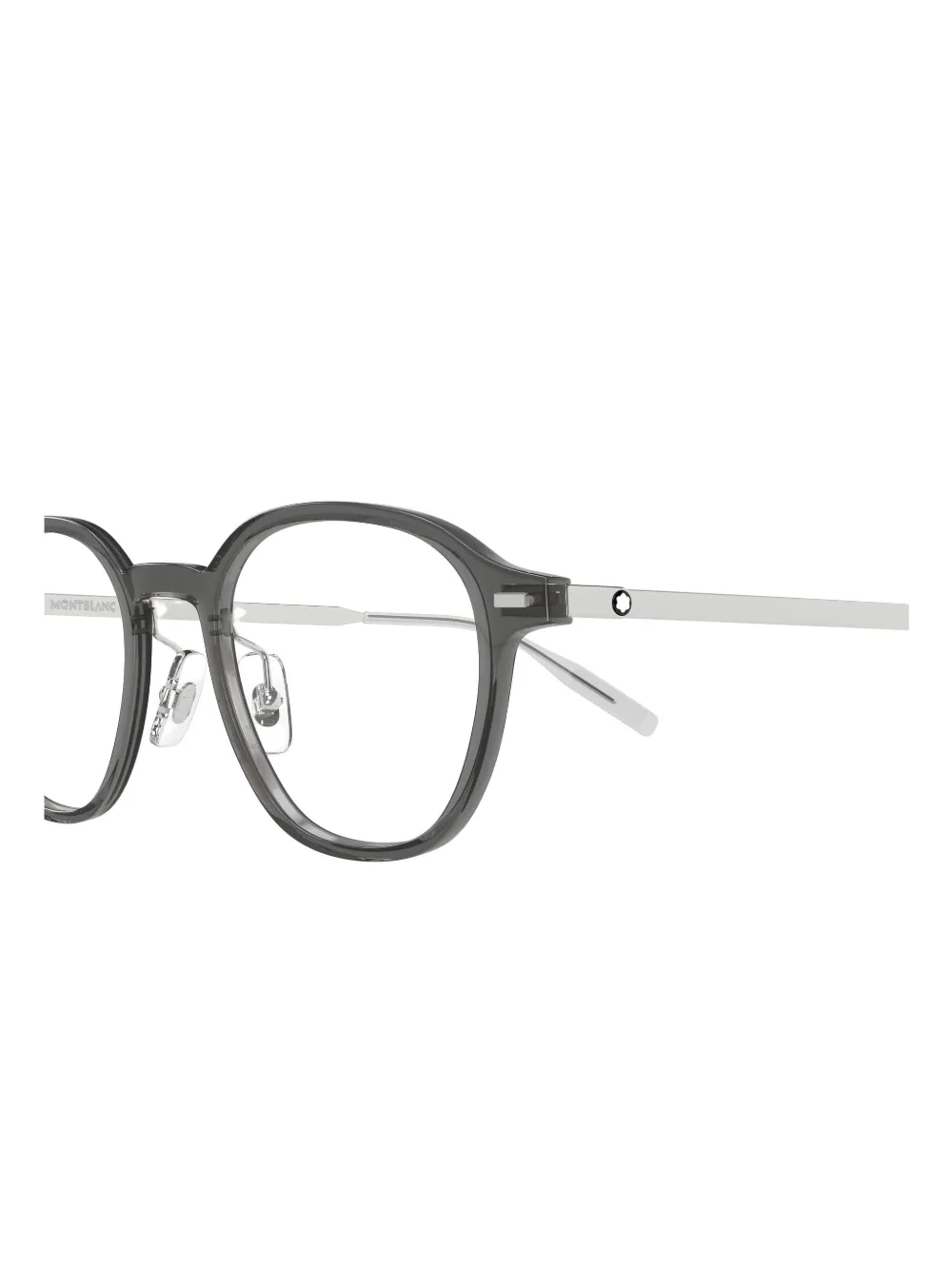Montblanc Round-frame Glasses In Multi