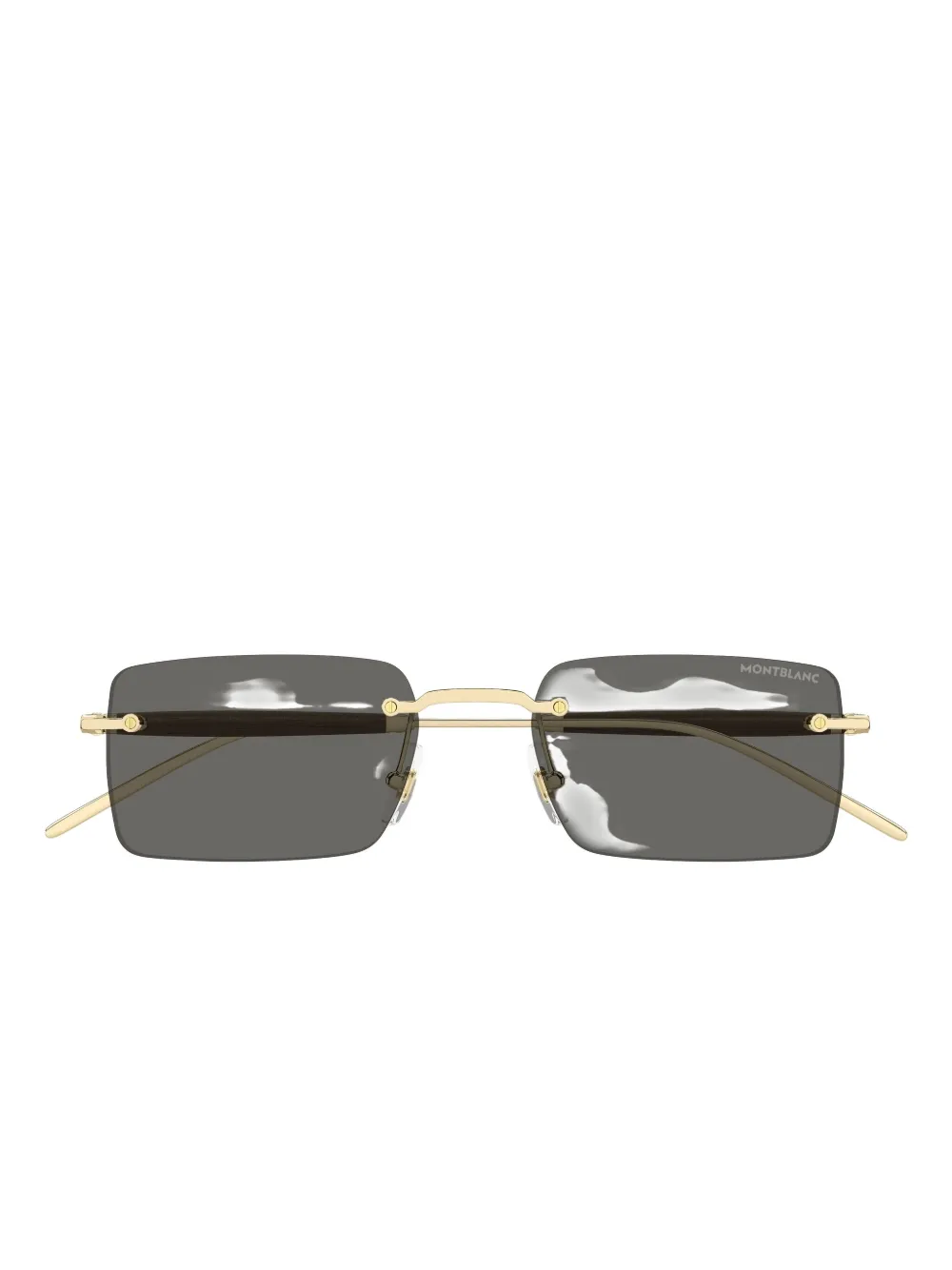 Montblanc square-frame sunglasses | Brown | Image 1