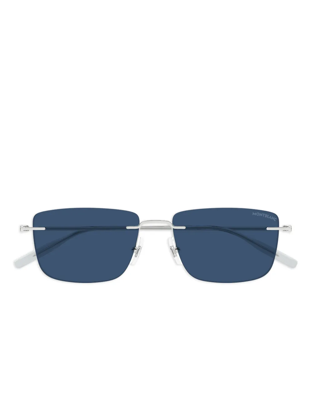 Montblanc rectangle sunglasses | Silver | Image 1