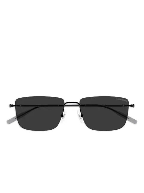 Montblanc lentes de sol con armazón cuadrada