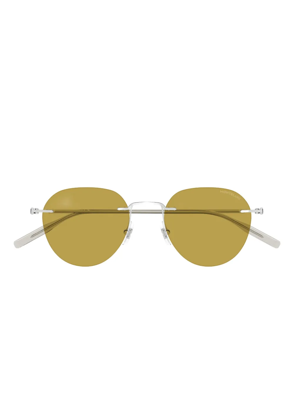 Montblanc round-frame sunglasses | Silver | Image 1