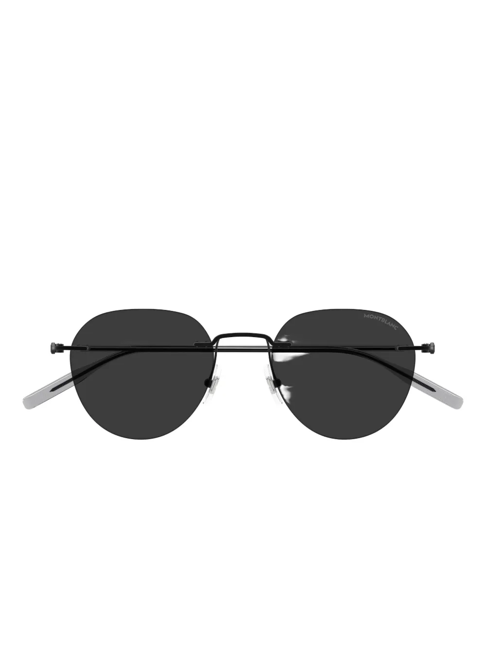 Montblanc round-frame sunglasses | Black | Image 1