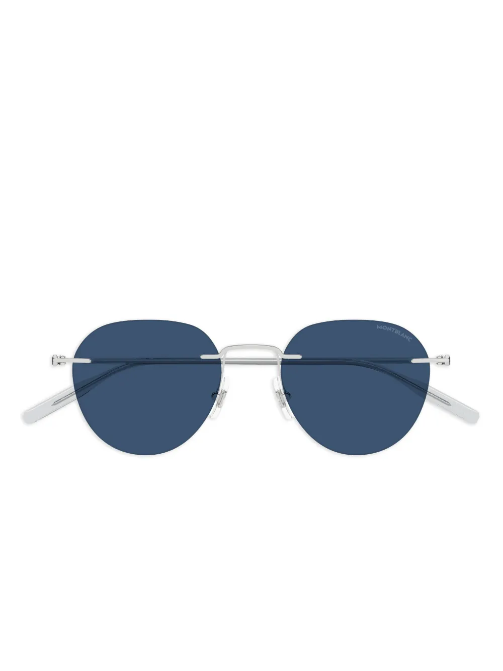 Montblanc round-frame sunglasses | Silver | Image 1