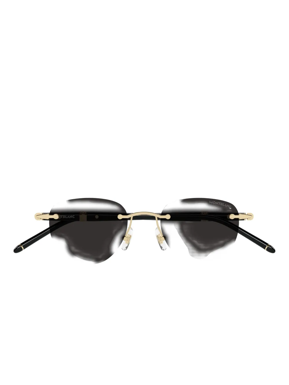 Montblanc round sunglasses | Black | Image 1
