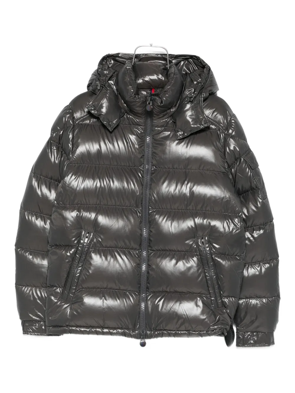 Moncler chamarra con capucha y cierre | gris | Image 1