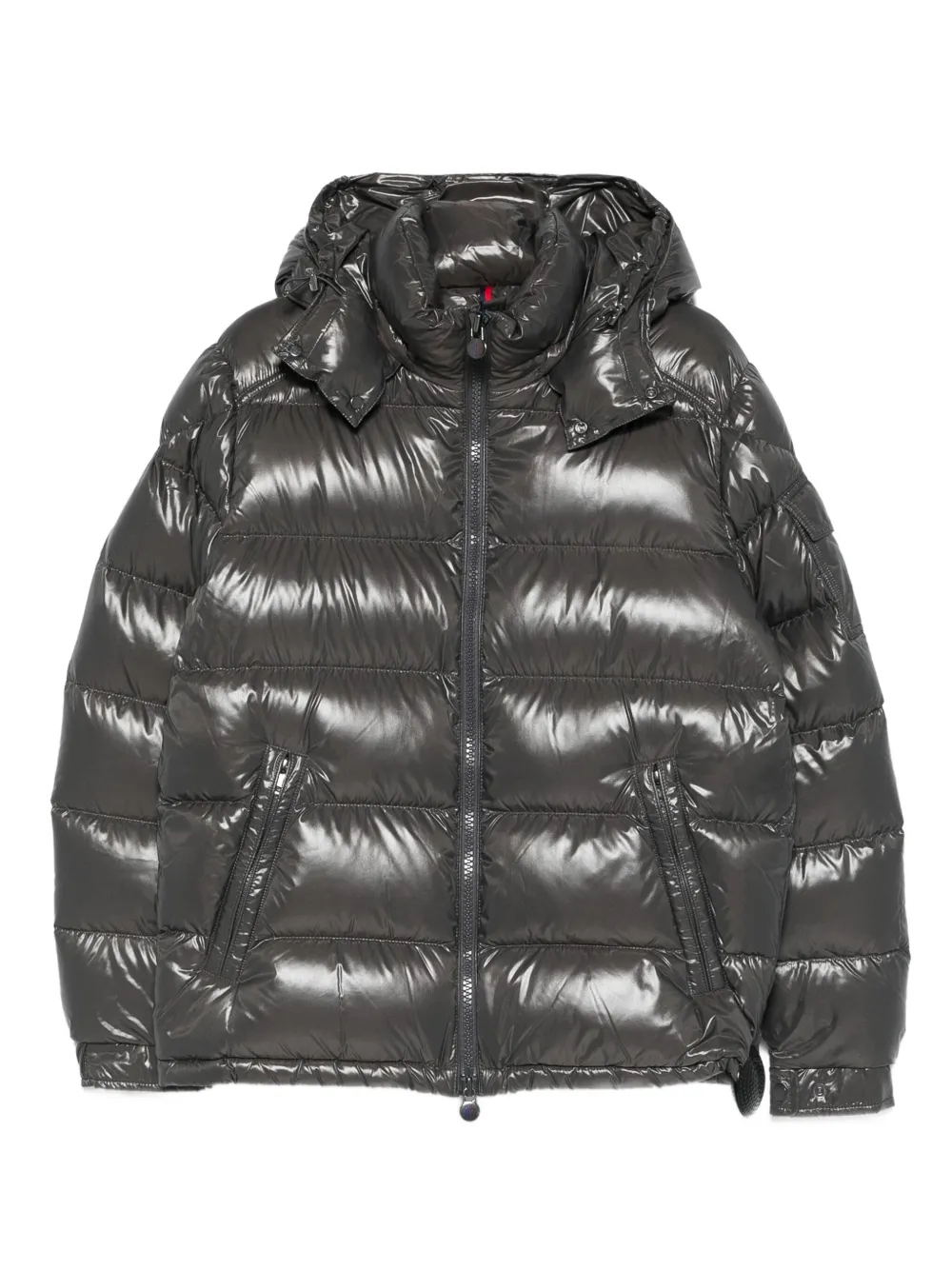 Moncler chamarra con capucha y cierre | gris | Image 1