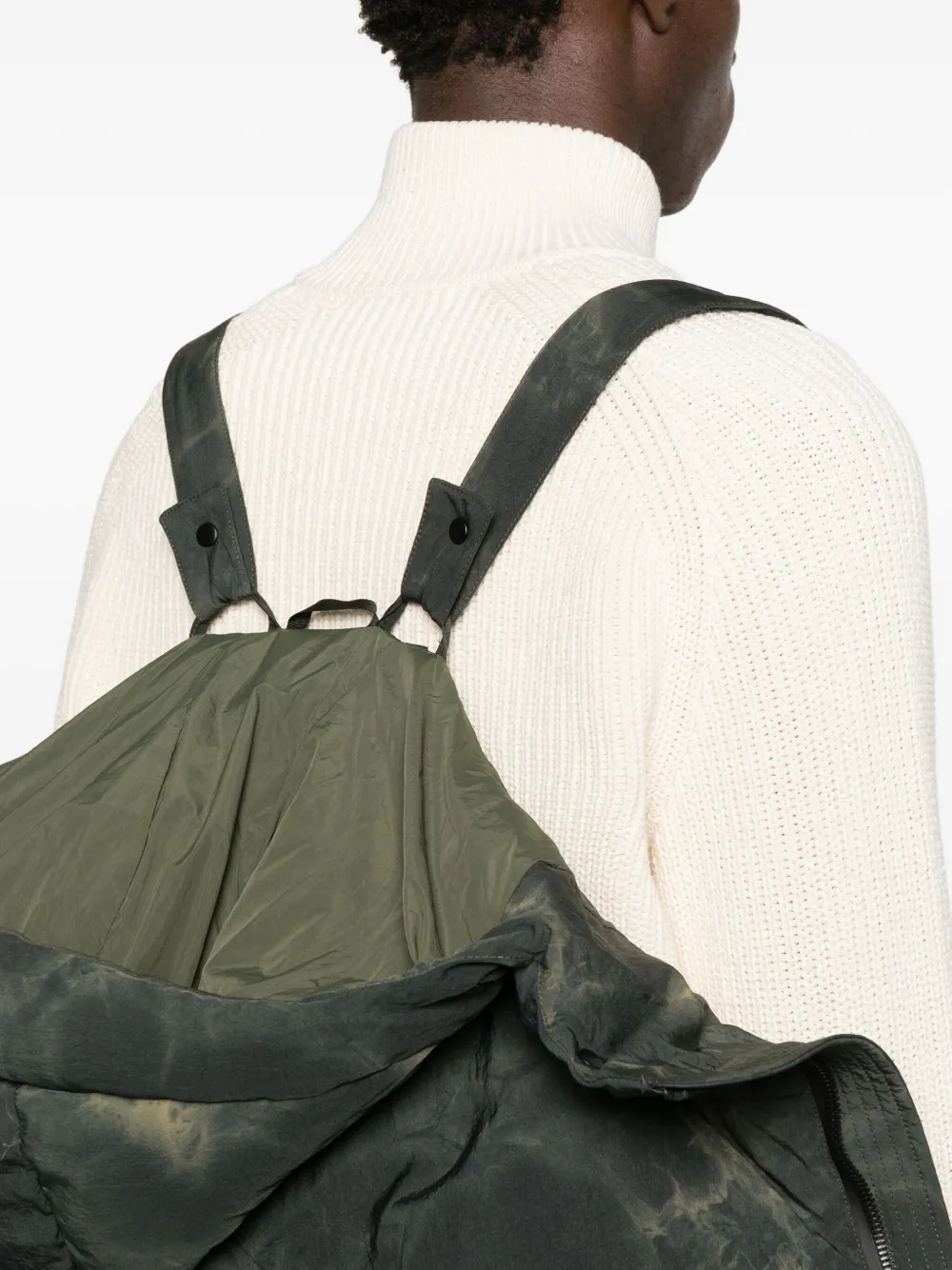 Jg1 Hooded Jacket In Green