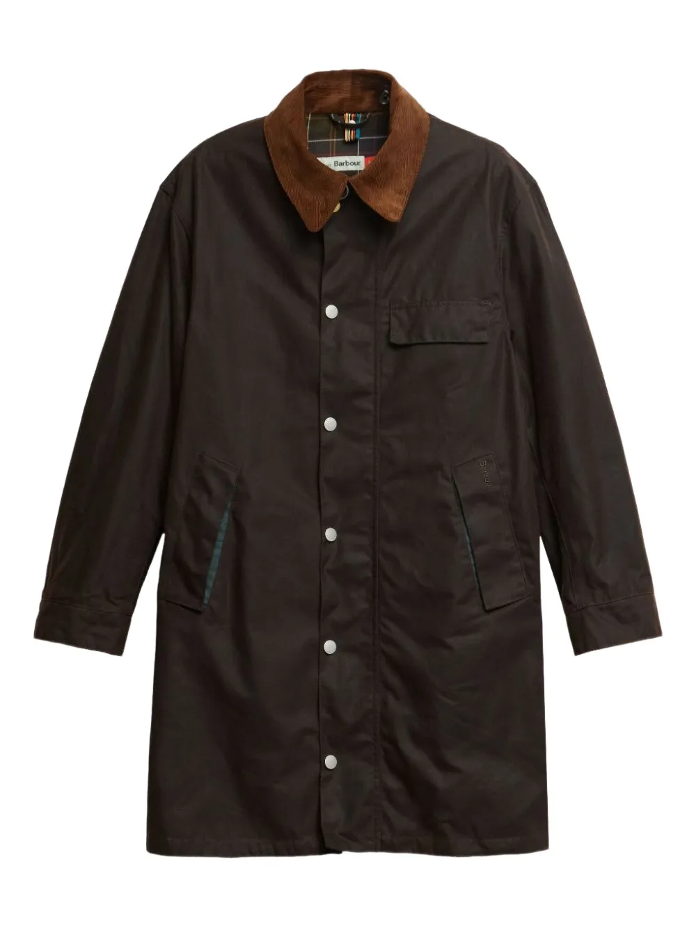 Barbour chamarra con cuello de pana | marrón | Image 1