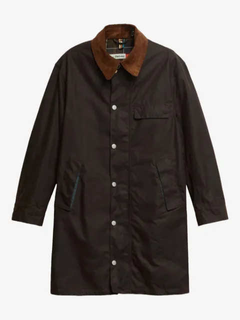 Barbour corduroy-collar jacket