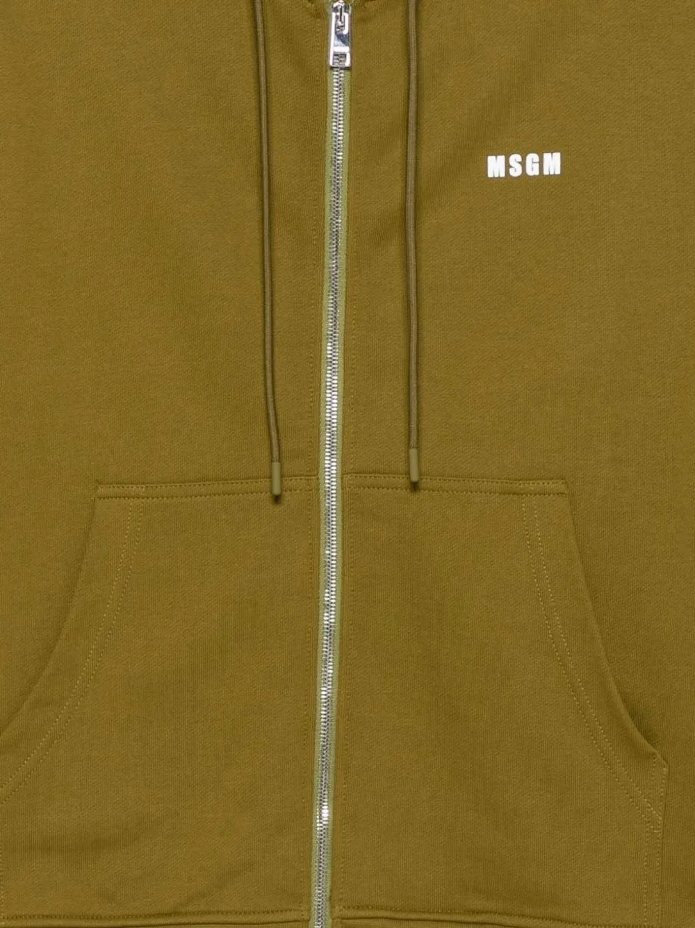 Msgm Logo Sweatshirt In Brown