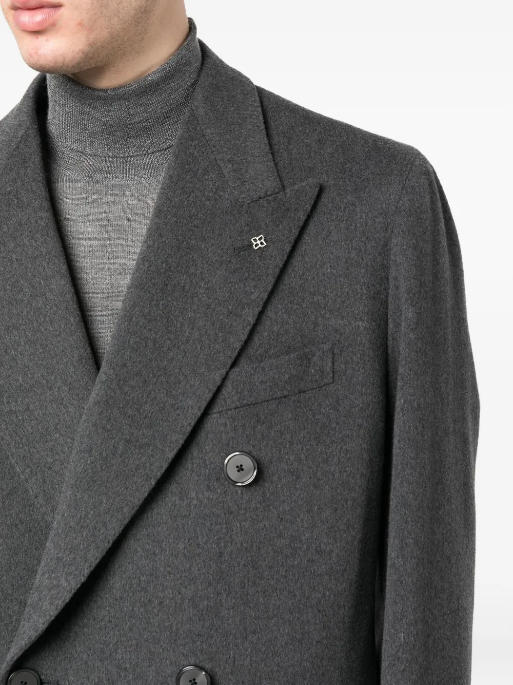 Tagliatore Jas met dubbele rij knopen Grijs