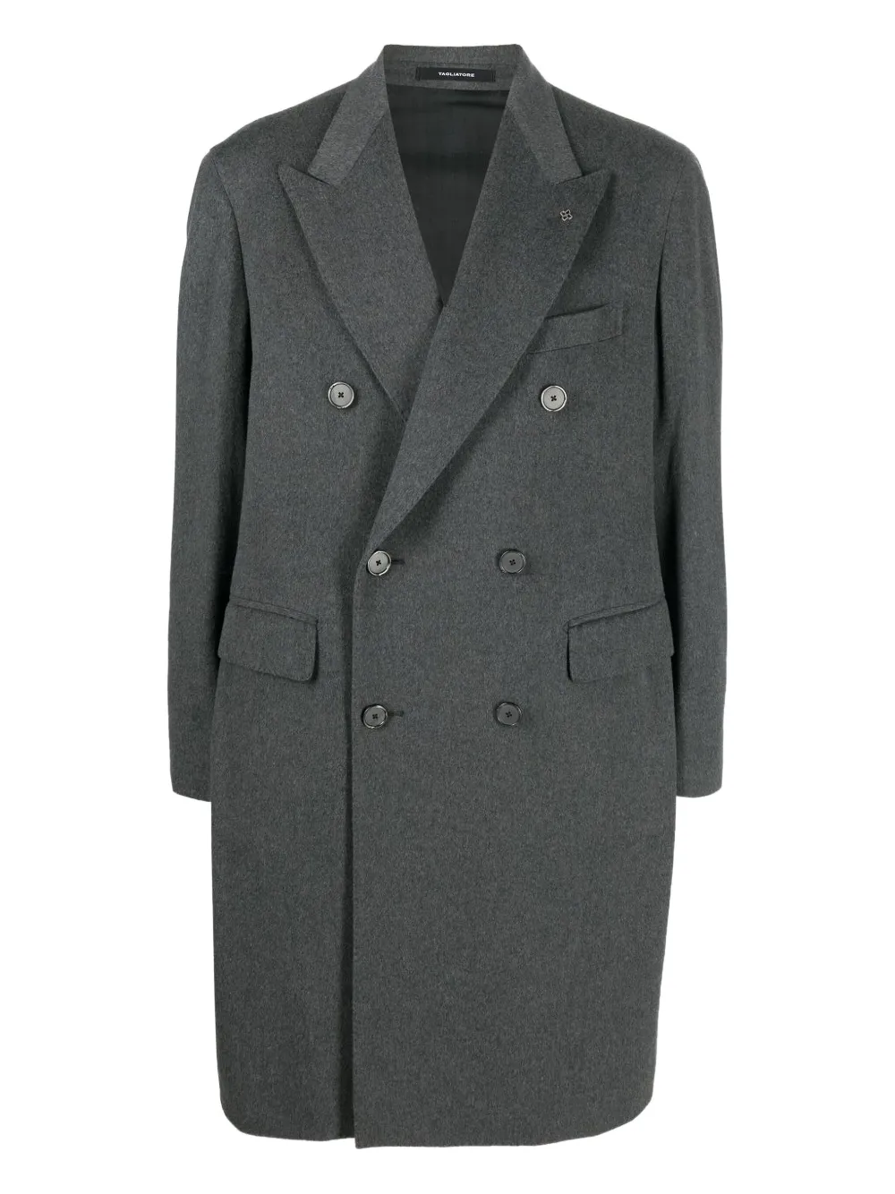 Tagliatore double-breasted coat | Grey | Image 1