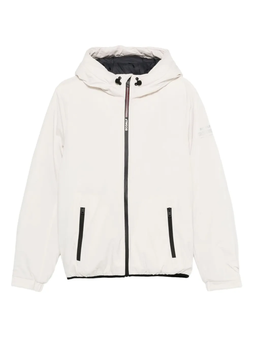 Ecoalf hooded zip jacket | White | Image 1