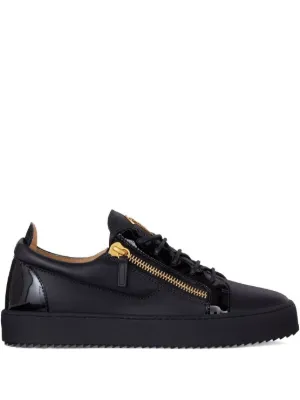 Giuseppe Zanotti Frankie double-zip low-top Sneakers | Black