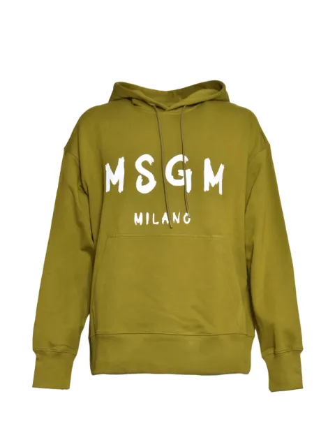 MSGM sudadera con logo estampado