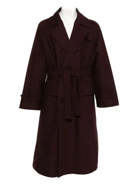 Hevo belted double-breasted coat