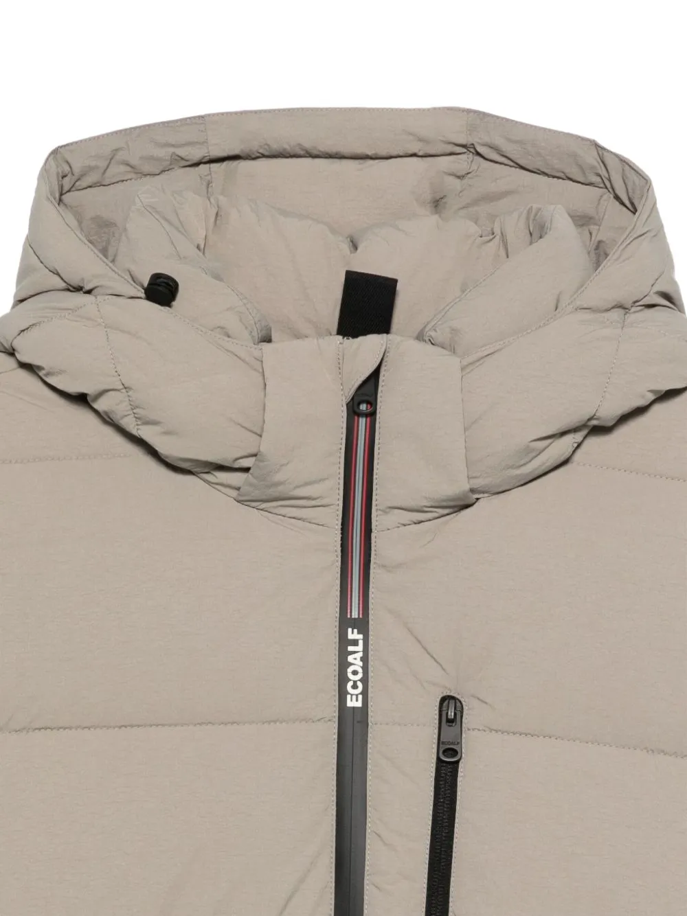 Ecoalf Bazon donsjack met capuchon Beige