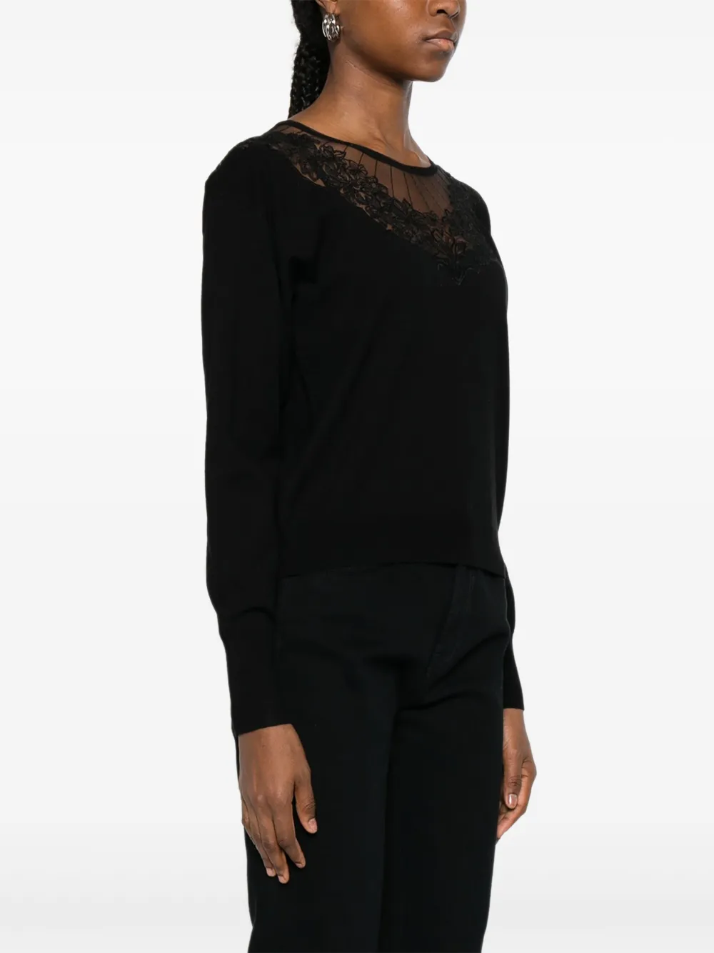 TWINSET Gebreide top Zwart