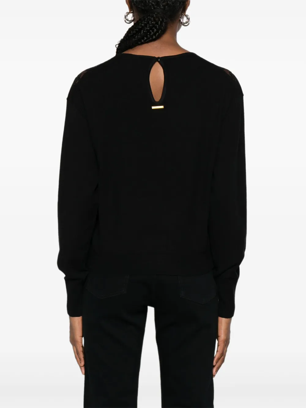 TWINSET Gebreide top Zwart