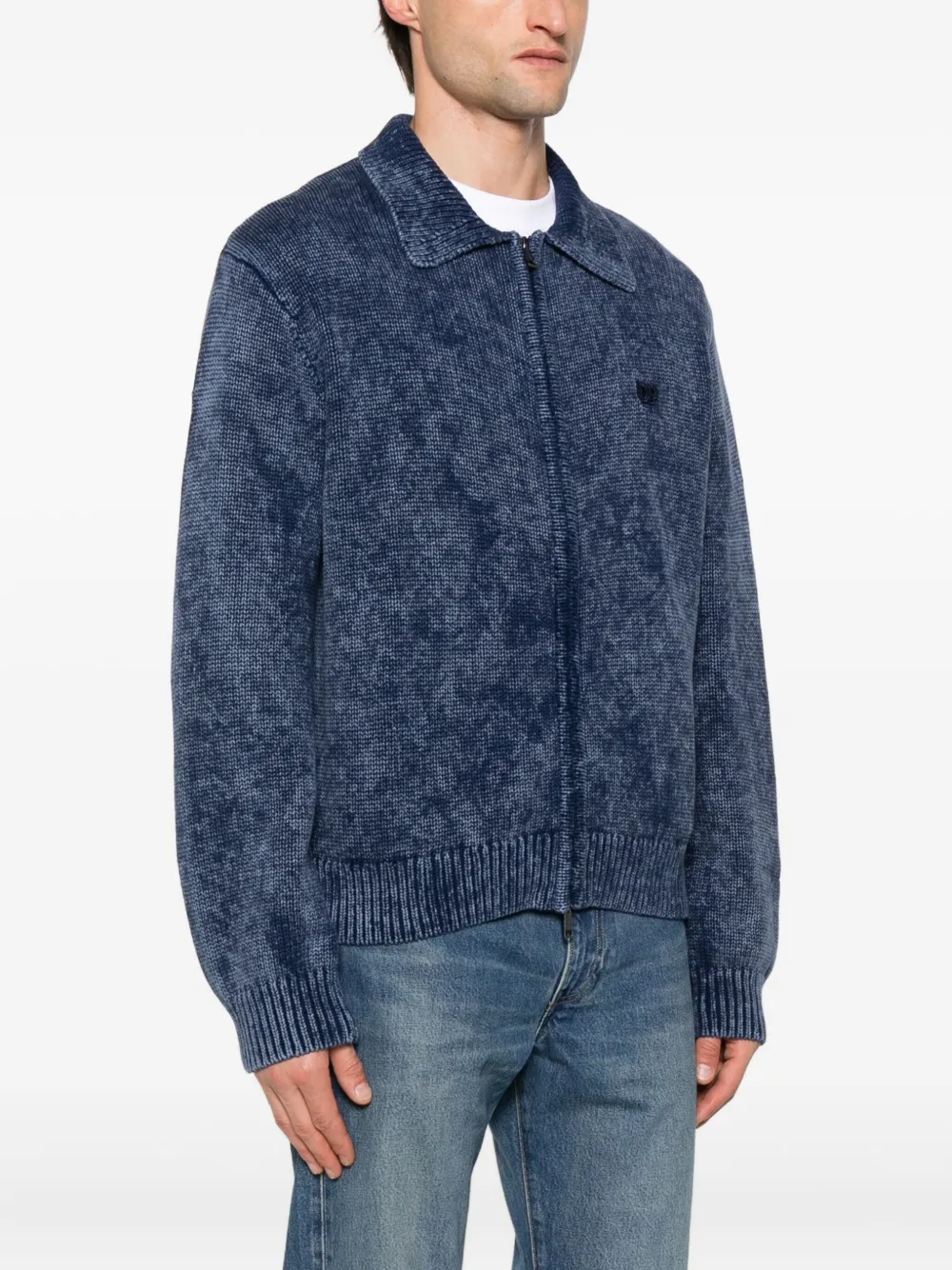 Daily Paper Vest met rits Blauw