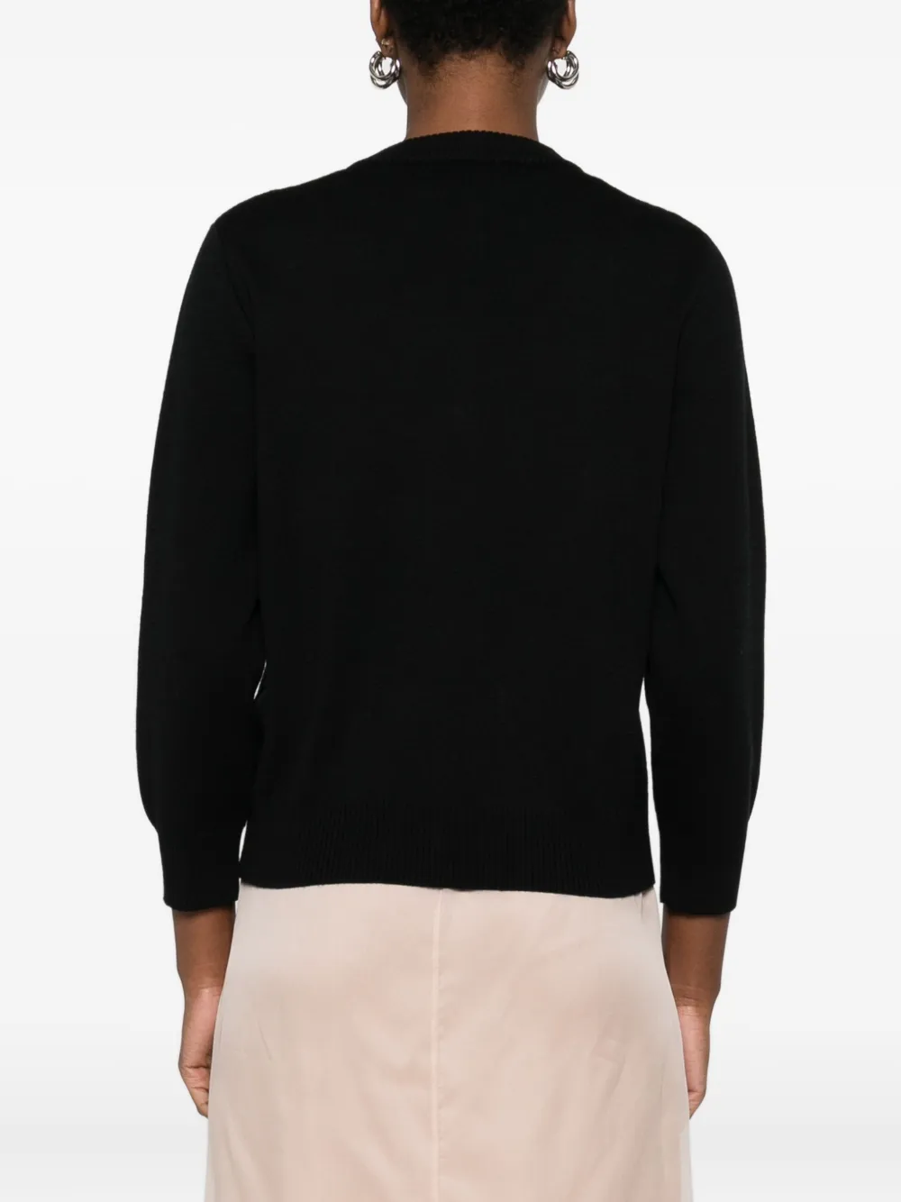 N°21 Button-up Cardigan In Black
