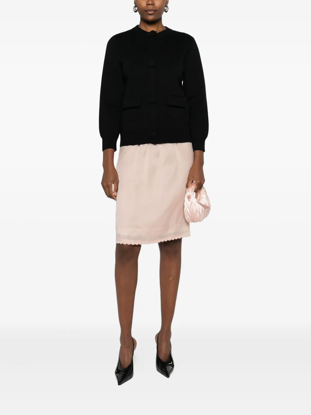 N°21 Button-up Cardigan In Black