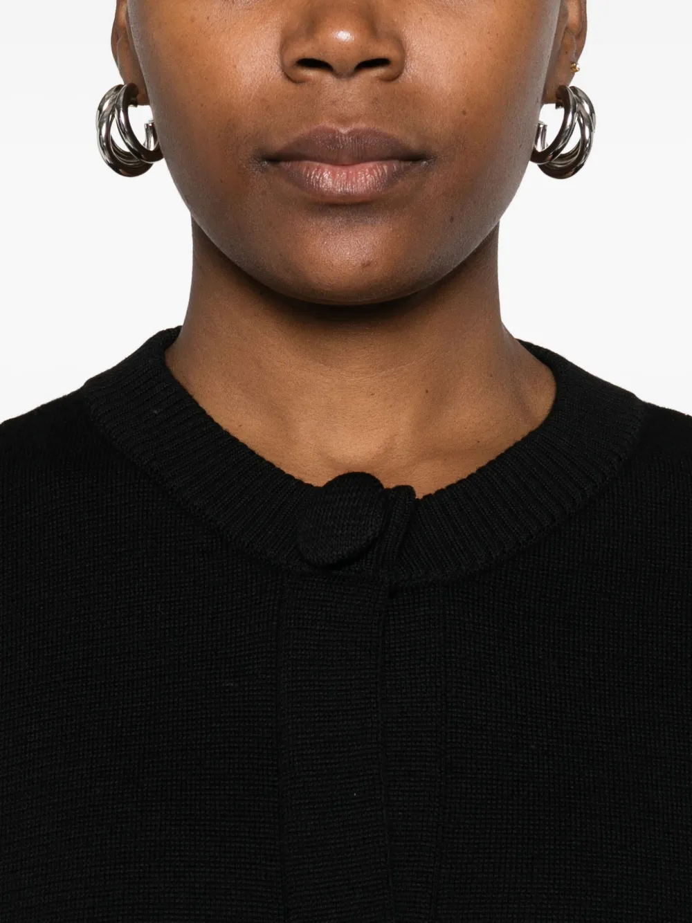 N°21 Button-up Cardigan In Black