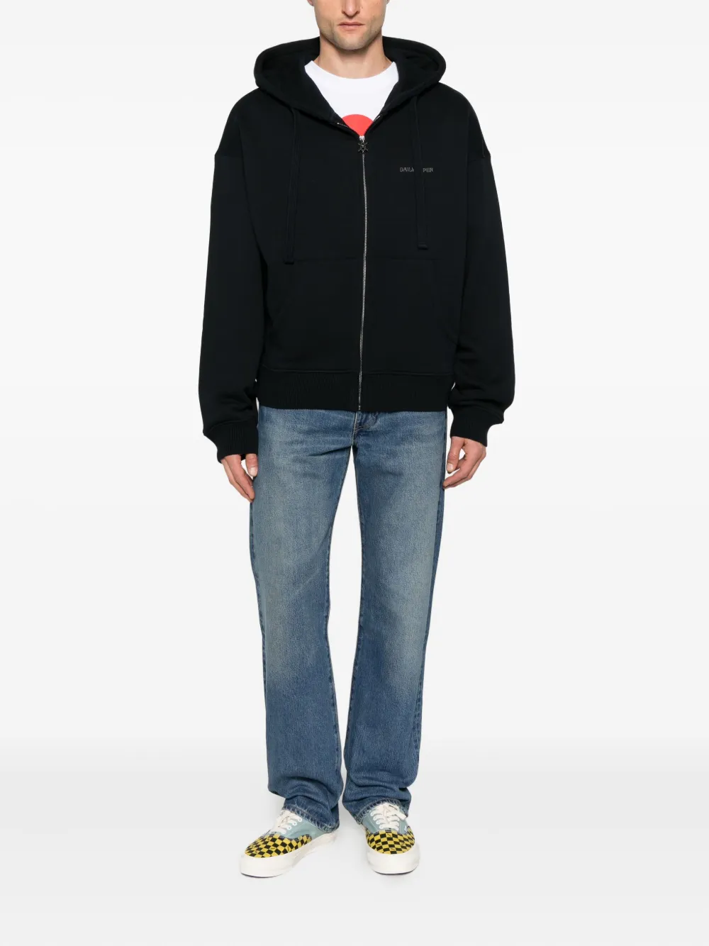 Daily Paper hoodie zippé à logo brodé | Hoodies | Image 2