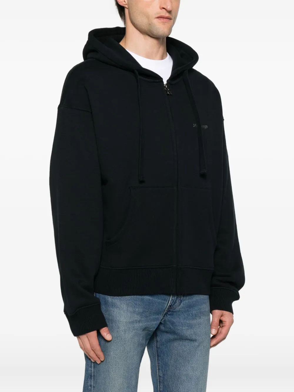 Daily Paper Hoodie met geborduurd logo Zwart