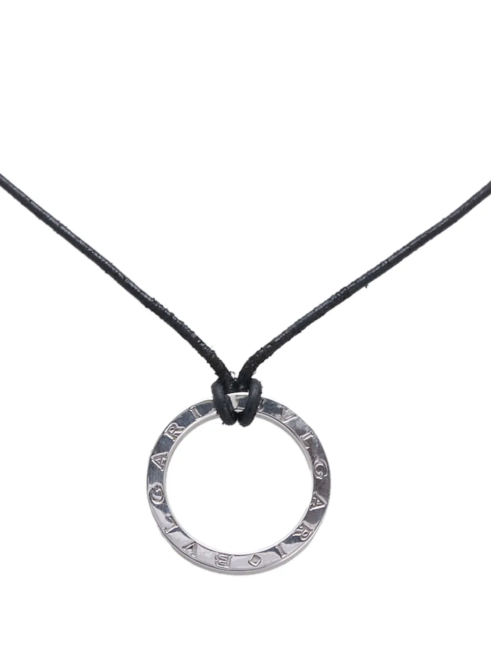 Bvlgari Pre-Owned collar Bvlgari Bvlgari Key en plata de ley con dije 2000-2020 | negro | Image 1
