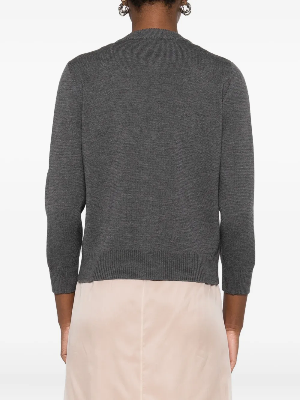 N°21 Button-up Cardigan In Gray