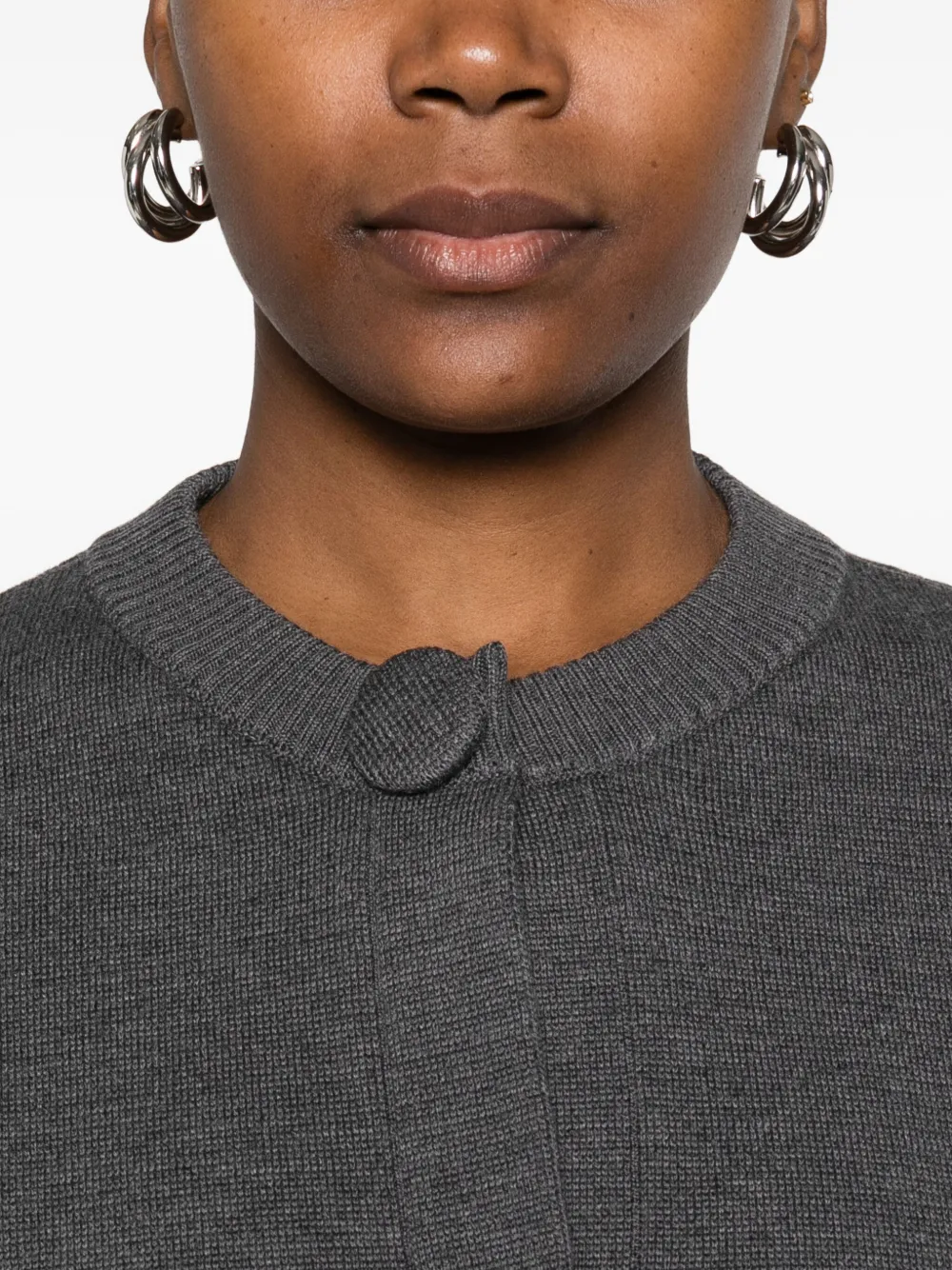 N°21 Button-up Cardigan In Gray