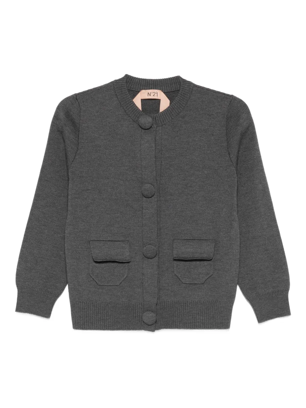 Nº21 cárdigan con botones | gris | Image 1
