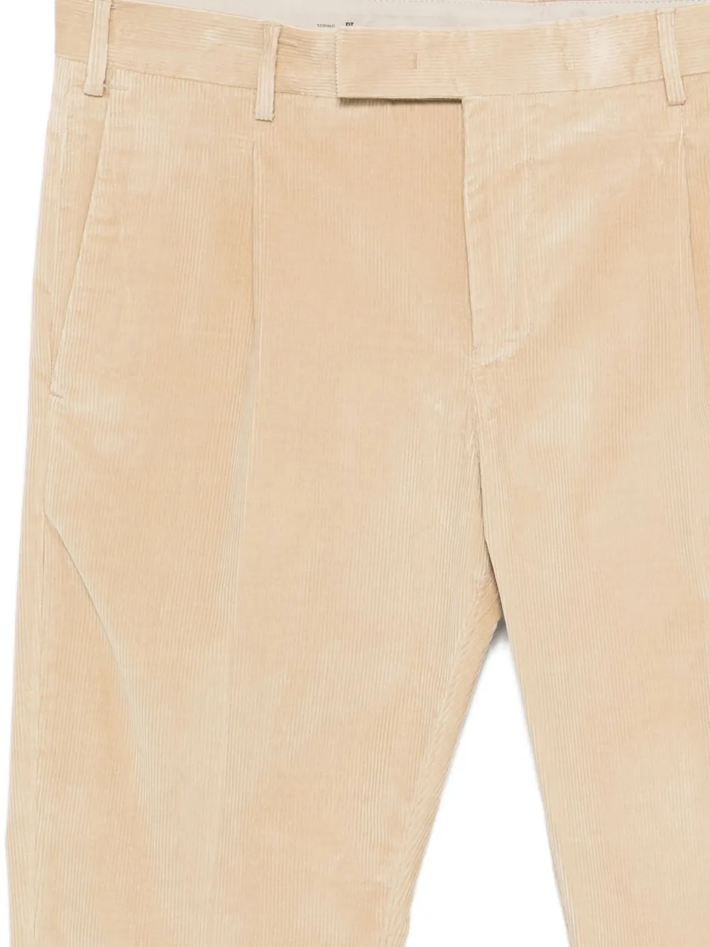 PT Torino Ribfluwelen broek Beige