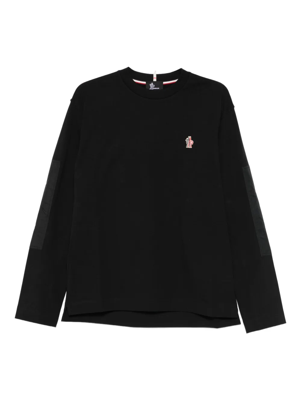 Moncler Logo-patch T-shirt In Black