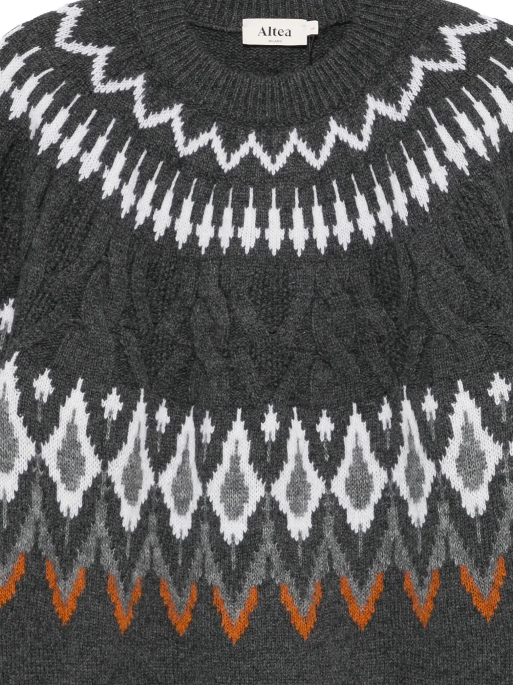 Altea Gebreide trui Grijs