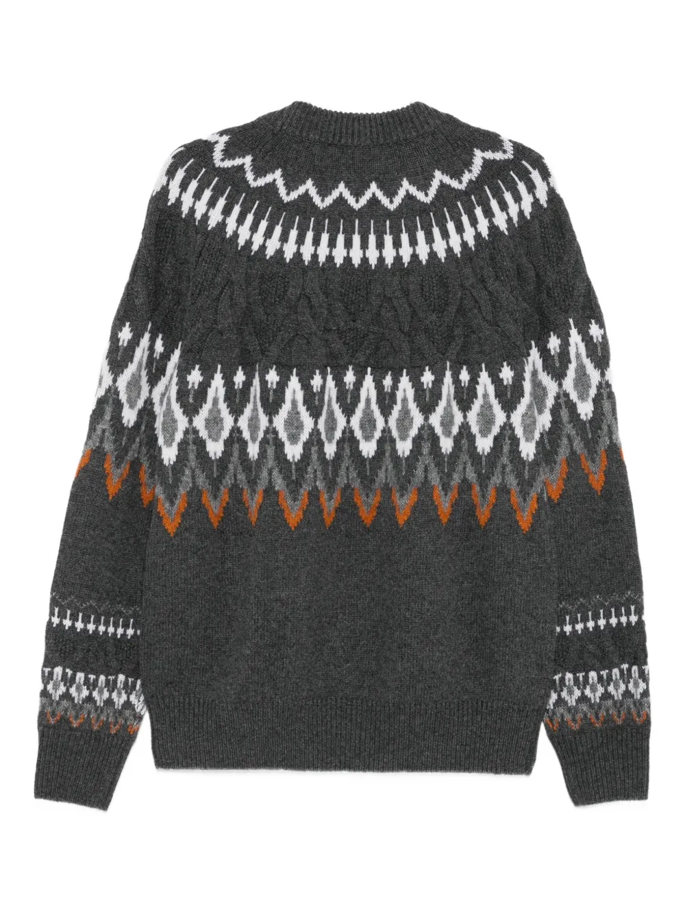 Altea fair isle-knit jumper - Grijs