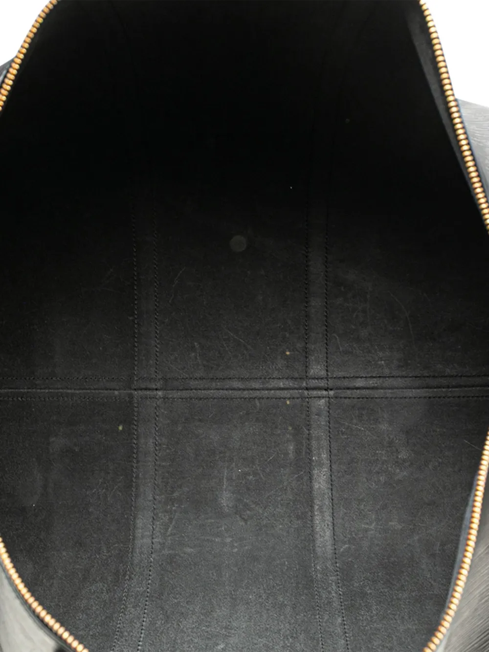 Pre-owned Louis Vuitton 1988 Epi Keepall 60 Travel Bag In Black