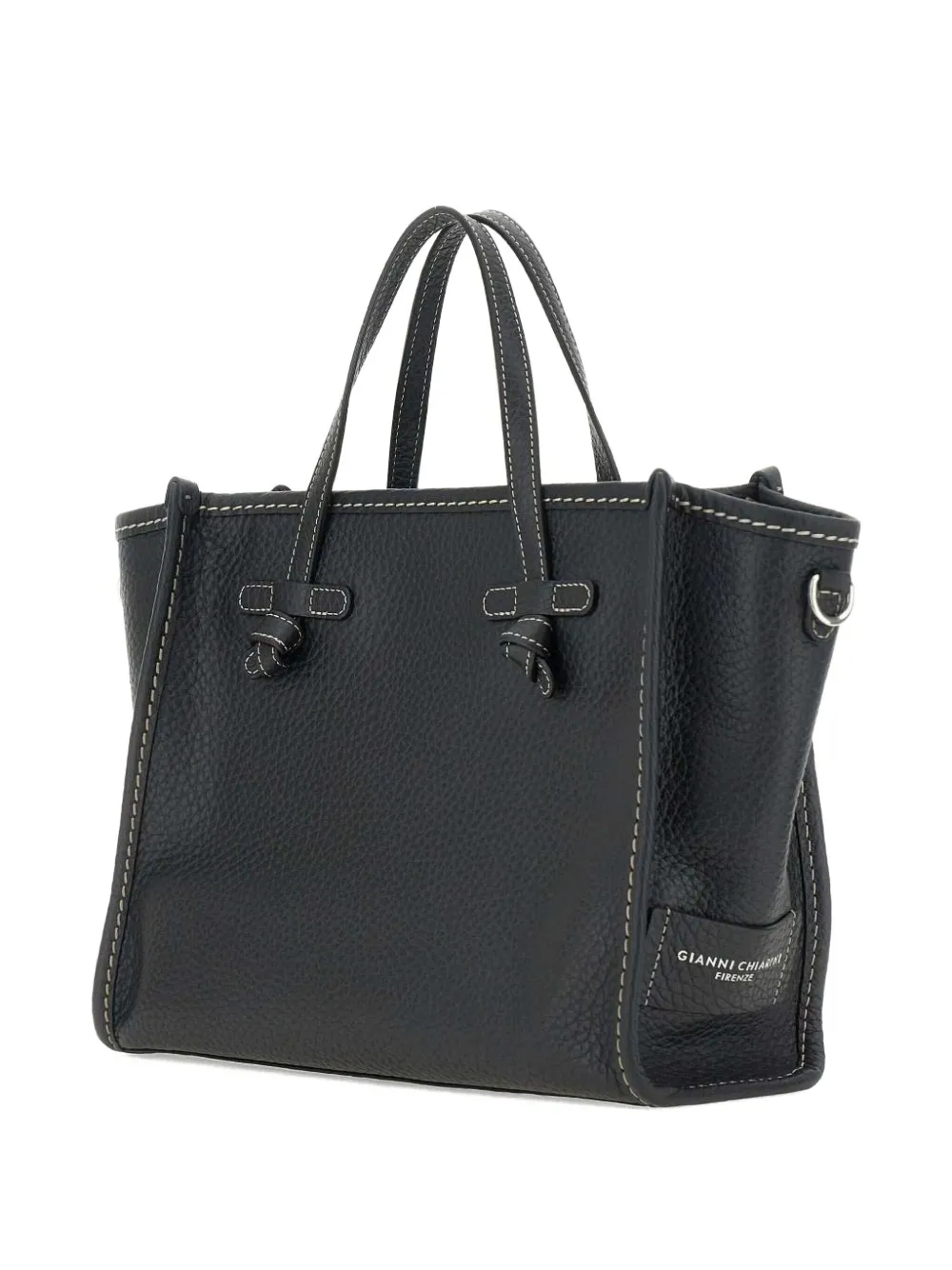 GIANNI CHIARINI leather tote bag - Zwart