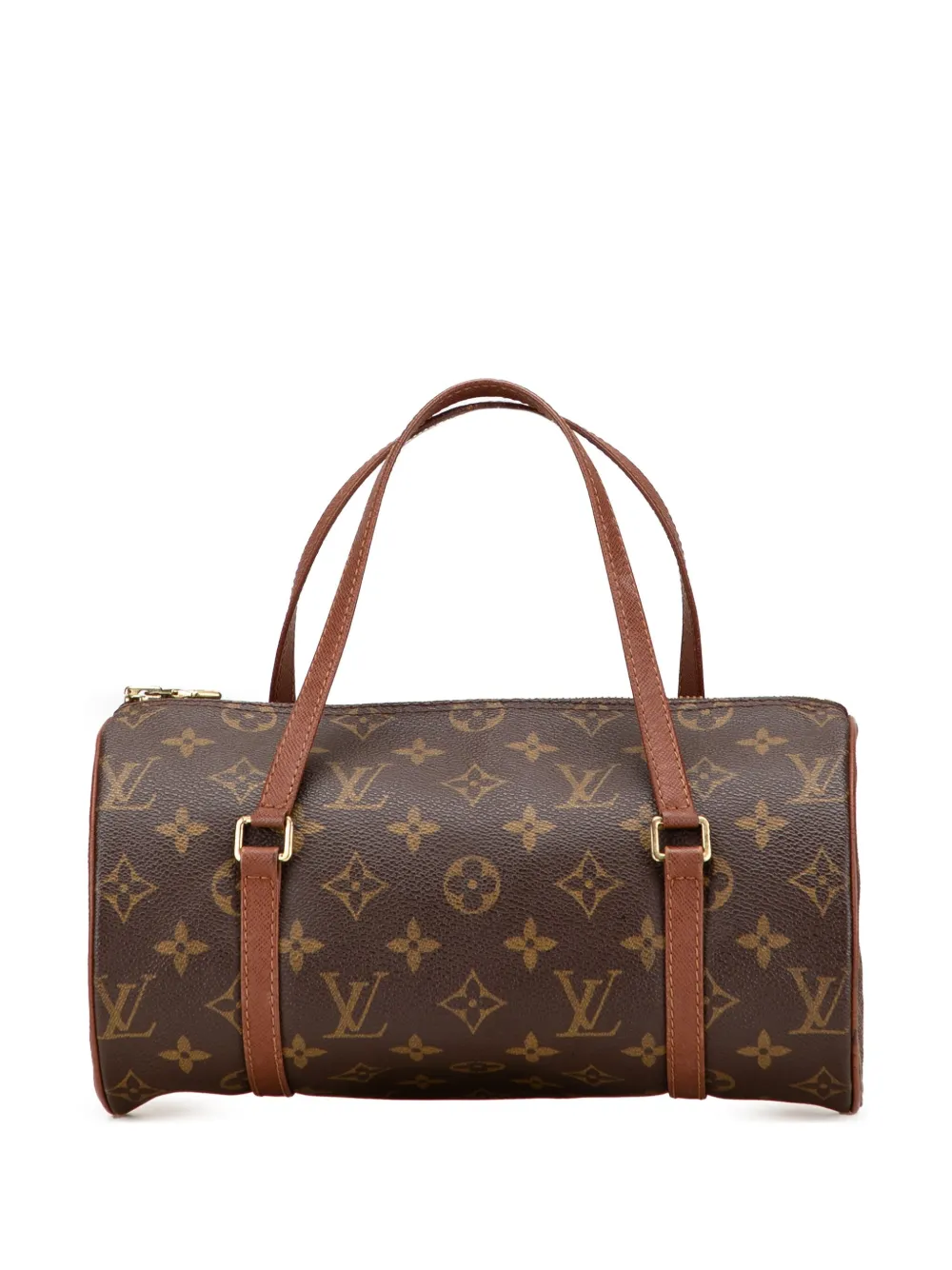 Pre-owned Louis Vuitton 2000 Monogram Papillon 26 Handbag In Brown