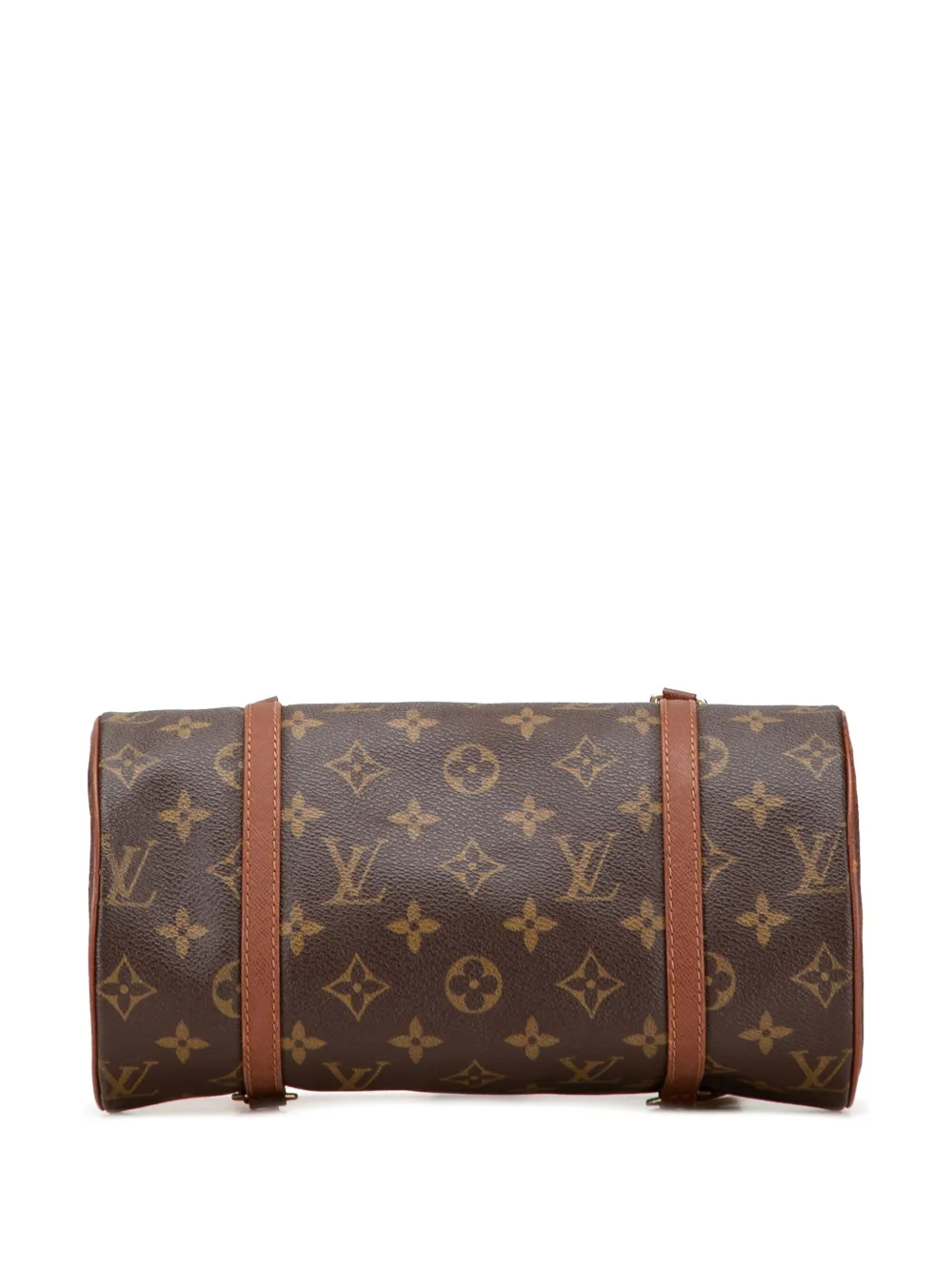 Pre-owned Louis Vuitton 2000 Monogram Papillon 26 Handbag In Brown