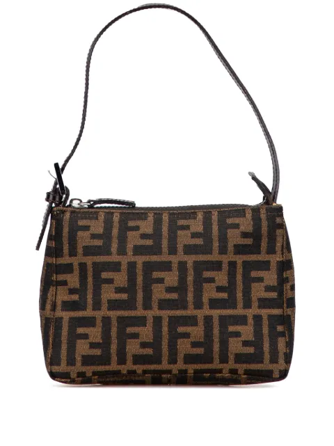 Fendi Pre-Owned 20th Century Mini Zucca Canvas Pochette shoulder bag