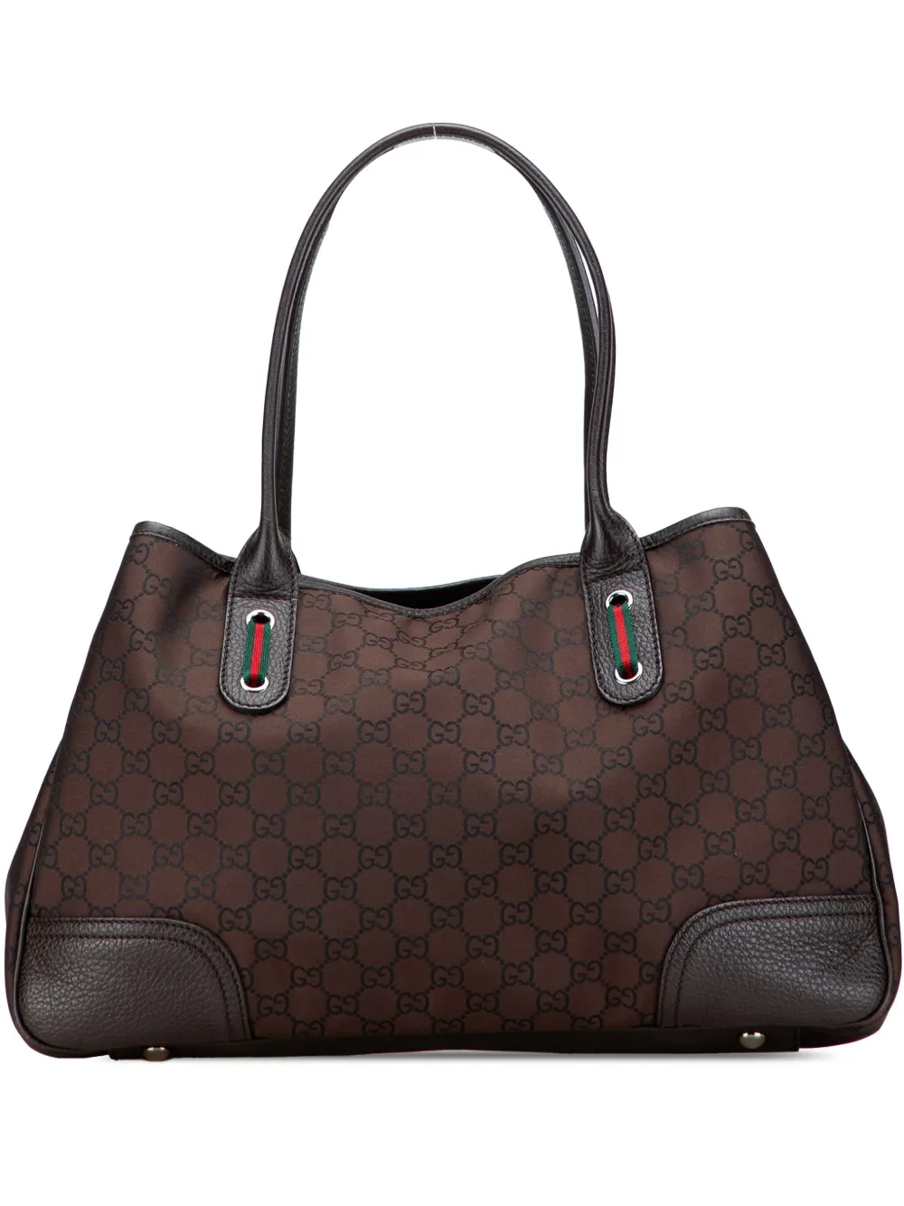 Gucci Pre-Owned 2000-2015 GG Nylon Princy tote bag | Brown | Image 1